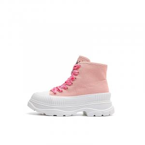 ELLE GIRL Женские высокие кеды на платформе с противоскользящей подошвой, устойчивые к истиранию, легкие, желтые, цвет Yellow