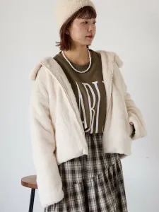 Меховая куртка на молнии Ehka Sopo, цвет Kinari