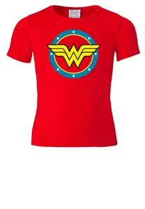 Футболка Logoshirt "DC — Wonder Woman Logo Circle" Logoshirt Wonder Woman, красный