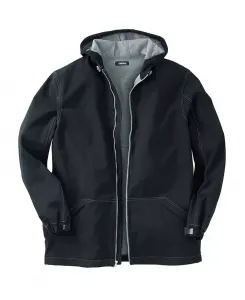 Дождевик утепленный Big & Tall с подкладкой из флиса KingSize, черный