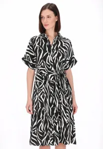 Платье-Рубашка Usha, Black Offwhite