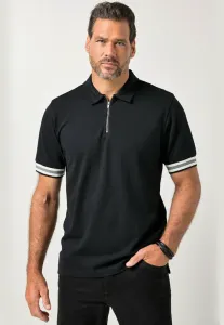 Рубашка-Поло flexnamic с воротником на молнии и полурукавами Jp1880, Black