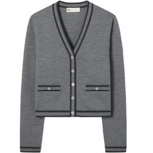 Свитер FW25 женский Tory Burch, stone серый