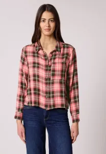 Блузка karierte на пуговицах Street One, Pink