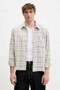 Хлопковая рубашка Hollister Co., бежевый