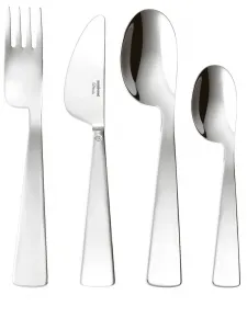 Набор Conca из четырех столовых приборов для детей Sambonet, серебристый