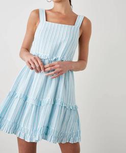 Платье Sandy в полоску цвета лагуны Rails, цвет laguna stripe