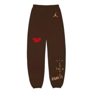 Спортивные брюки Travis Scott Cactus Jack x Jordan Highest Sweatpant 'Brown', коричневый