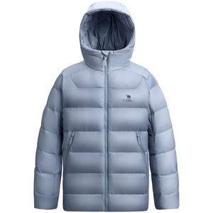 Пуховик из коллекции Warm Fleece для мужчин CAMEL, mist серый синий