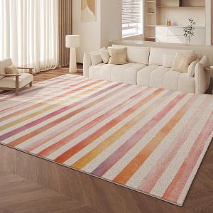 Budis Ковер 200х300 см из велюра для гостиной/спальни, разноцветный, толстый, водонепроницаемый, нескользящий, модель Dove Velvet