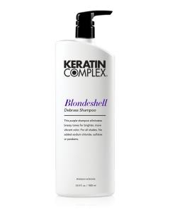Шампунь Keratin Complex Blondeshell Debrass - Фиолетовый, увлажняющий и придающий блеск, 1000 мл