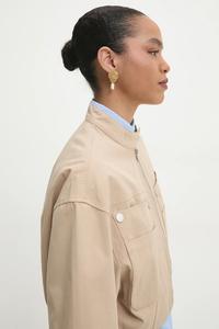 Хлопковая куртка Answear.Lab, бежевый