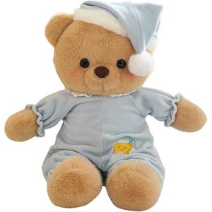 Мягкая и милая пижама из коллекции Goodnight с плюшевыми игрушками кукла плюшевая кукла высотой 40 см Fluffy bear, синий