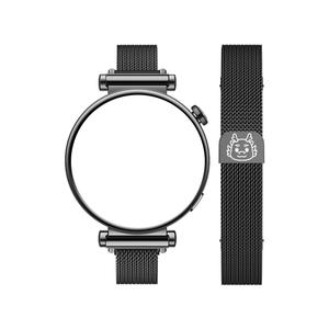 Браслет для часов Huawei Совместимость 46 мм Металл CHENSONG, Маленький дракон на задней панели - Тонкий миланский лазерный ремешок [Золотой]