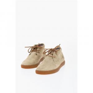 Ботинки-пустынники ID Suede с клетчатой внутренней частью Corneliani, Beige