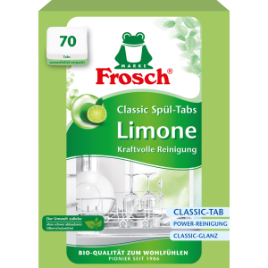 Таблетки для посудомоечной машины Classic Lime 70 шт. Frosch