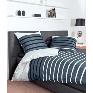 Постельное белье Жанин «Мако-Сатин 87017» Janine, цвет schiefer/schwarz