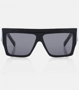 Солнцезащитные очки в крупной квадратной оправе Celine, черный
