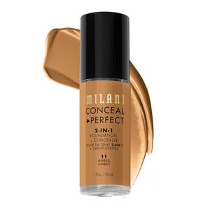 Тональный крем для лица conceal + perfect 2in1 Milani, amber/ 11, объем 30 мл