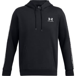 Толстовка с капюшоном UA Icon Fleece HD Taping Under Armour, черный