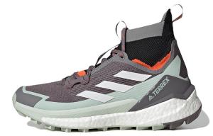 Terrex Free Hiker Кроссовки женские высокие серые/синие Adidas