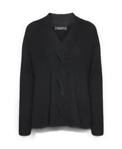 Свитер с крупным узором из кос Elena Mirã², черный