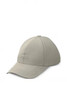 Вельветовая кепка Boss, серый