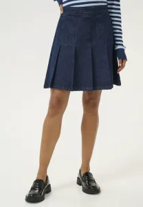 Плиссированная юбка Culture, Dark Blue Wash