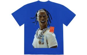 Travis Scott Футболка унисекс с Трэвисом Скоттом, Синий