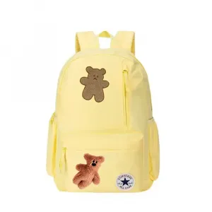 Converse Полиэстеровый рюкзак среднего размера унисекс светло-желтый, Bear
