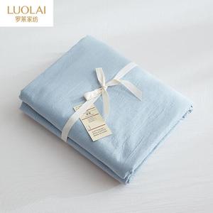 Luolai Home Пододеяльник 200х230 см из чистого хлопка, цвет светлый голубой