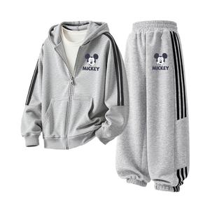 Детская повседневная спортивная одежда Disney, серый
