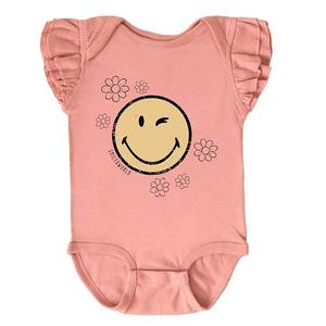Боди Smileyworld flower outline с рукавами-крылышками The Juniper Shop, Mauve