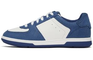 Clarks Низкие женские кроссовки для скейтбординга, белые и синие