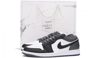 Баскетбольные кроссовки Air 1 Vintage Unisex Low-Top Black Grey Jordan