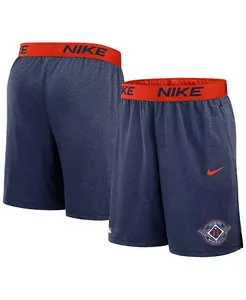 Мужские вязаные шорты Houston Astros 2025 City Connect Authentic Collection в цвете Navy/Orange Nike