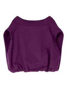 Футболка свободного кроя DRIES VAN NOTEN, фиолетовый