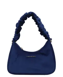 Бархатная сумка через плечо Chouchou Lancaster, синий