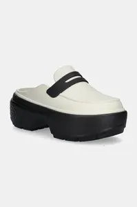 Шлепанцы Stomp Loafer Clog Crocs, бежевый