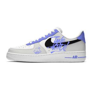 Кроссовки Air Force 1 для скейтборда унисекс с низким верхом белого цвета Nike, белый