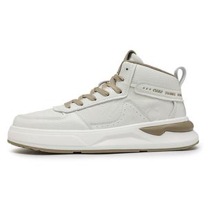 Grumpy ram Нескользящие износостойкие амортизирующие высокие скейтерские кроссовки мужские бежево-абрикосовые, цвет Beige Apricot