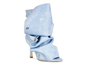 Ботинки Azalea Wang Birdsong Bootie, Light Blue Denim Fabric