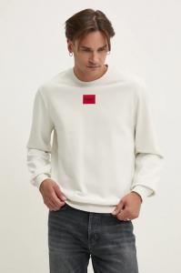 Хлопковая толстовка Hugo, бежевый