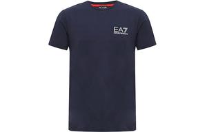 Футболка мужская синяя EA7 EMPORIO ARMANI