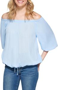 Женская полосатая блузка с открытыми плечами от Tommy Hilfiger, Cockatoo