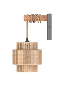 Настенный светильник SIMI с лампочкой на батарейках, бежевый