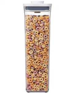 Прямоугольный высокий контейнер для хранения продуктов Pop Oxo, прозрачный