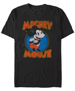Мужская классическая футболка с коротким рукавом Mouse Fifth Sun, черный