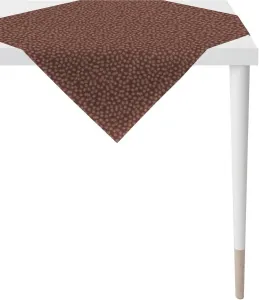 Плед APELT средний "1501 Christmas Elegance, Новогоднее украшение, Рождество", (1 шт.), жаккардовая ткань с люрексом 84х84 см, красный/золотой