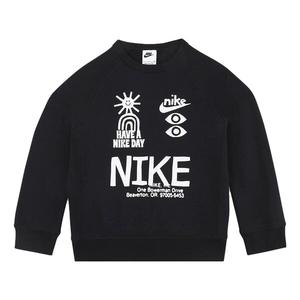 Свитера спортивная одежда толстовка из французского трикотажа Nike, черный